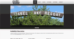 Desktop Screenshot of idabellakeresort.com